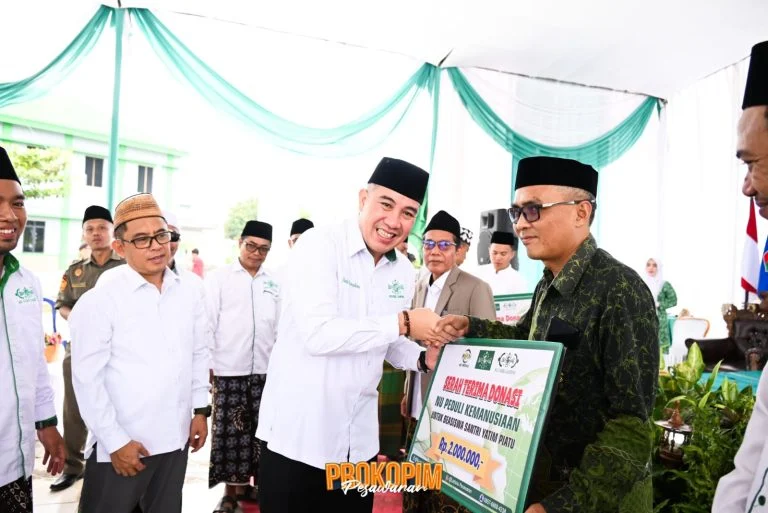Bupati Pesawaran Hadiri Tasyakuran Hari Lahir Ke-102 Nahdatul Ulama IMG-20250319-WA0032