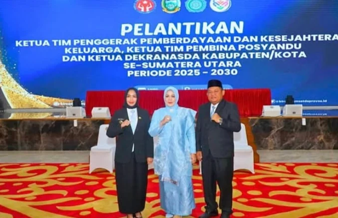 Bupati Maya Lantik Ketua PKK Dan Dekranasda Kab. Labuhanbatu Screenshot_20250313_193934_Facebook