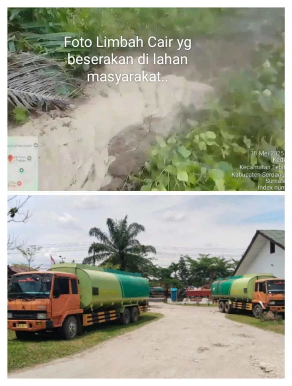 Supir Mobil Tangki Akui Diperintah Rajali Purba Kades Silau Padang Buang Limbah Ilegal Diduga Milik PT TSP Ke Lahan Warga IMG-20250529-WA0209(1)