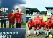 Mini Soccer Jurnalis Championship, Tim Wartawan Polda Sumut Raih Juara ‘Fair Play Team’