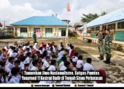 “TNI Masuk Sekolah: Satgas Pamtas Yonarmed 11 Kostrad Bangun Nasionalisme Siswa Perbatasan di Kalimantan Utara”