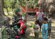 TNI Satgas Yonif 521/DY Tebar Cinta Kasih di Pelosok Papua: Menyapa, Menguatkan, dan Menginspirasi