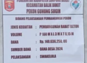 Jalan Beton Rp200 Juta Retak Sebulan Dibangun, Ada Apa dengan Proyek Dana Desa Gunung Sugih?