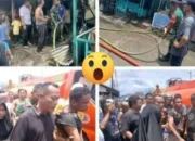Kesal Tak Diberi Uang Beli Ganja, Remaja di Madina Diduga Bakar Rumah Ibu Kandung: 3 Rumah Ludes