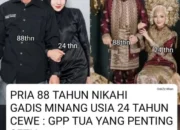Cinta Tak Pandang Usia, Pria 88 Tahun Nikahi Gadis Minang 24 Tahun: “Gak Apa-apa Tua, yang Penting Setia”
