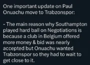 “Paul Onuachu Pilih Hati: Tolak Uang Belgia, Mantap ke Trabzonspor”