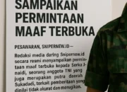Snipernew.id Sampaikan Permintaan Maaf Terbuka kepada Serka Junaidi dan TNI
