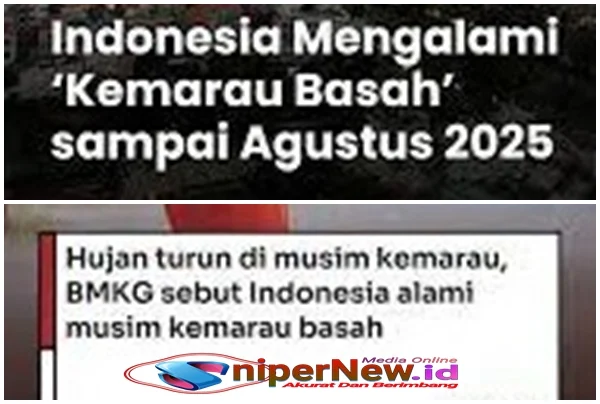 Kemarau Basah Melanda Indonesia