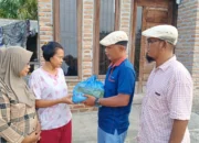Ringankan Beban Korban Bencana, Ketua SMSI Sergai Berbagi Rezeki