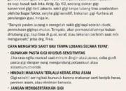Sakit Gigi Tapi Gak Ada Lobang? Serius, Giginya Baperan!