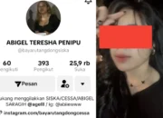 Akun TikTok “Abigel Teresha Penipu” Viral, Video Klarifikasi dan Permintaan Maaf Jadi Sorotan Netizen