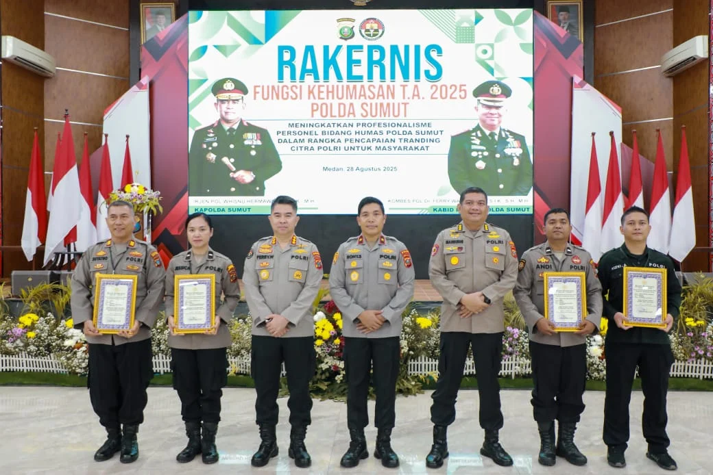 Gelar Rakernis Kehumasan, Bidhumas Polda Sumut Perkuat Peran Humas sebagai Ujung Tombak Citra Polri IMG-20250829-WA0181(5)