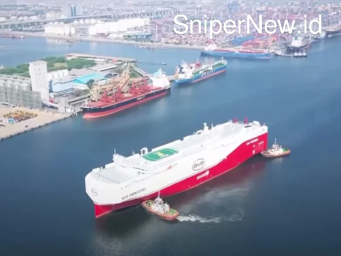 Kapal BYD Sandar di Tanjung Priok, Sinyal Kuat Indonesia Jadi Hub Ekspor Mobil Listrik Screenshot_20250805-020733_1