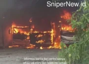 Tiga Unit Bus Terbakar di Klumpang Deli Serdang