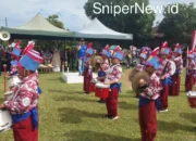 Meriah! Siswa Soppeng Riaja Tampilkan Aksi Memukau di Lomba Gerak Jalan HUT RI ke-80