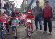 Sepeda Santai Meriahkan HUT ke-80 RI di Desa Kedung Bungkus