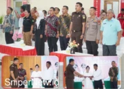 Kejaksaan Negeri Bolaang Mongondow Utara Hadiri Nikah Massal dalam Rangka HUT RI ke-80