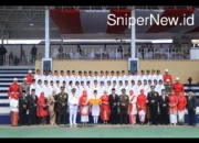 Polres Barito Utara Ikuti Upacara HUT ke-80 RI di Stadion Tiara Batara