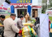 Polres Barito Utara Salurkan 1 Ton Beras Lewat Gerakan Pangan Murah
