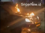 Ricuh Aksi Massa di Jakarta: Mobil Taktis Dibakar, Situasi Mencekam Hingga Dini Hari