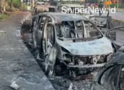Sembilan Mobil Terbakar Saat Aksi Massa di Kwitang, Tuntut Usut Insiden Penabrakan Ojol