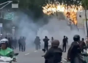 Bentrokan Dini Hari di Depok, Polisi Amankan Situasi di Jalan Akses UI