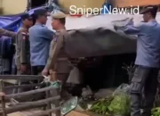 Satpol PP Tertibkan PKL di Pasar Ciruas, Warga Diminta Jaga Kenyamanan Trotoar