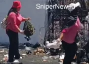 Warga Bandung Lempar Sampah ke Gerbang DPRD Jabar, Netizen Soroti Aksi Provokatif