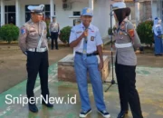 Police Goes To School, Polres Pesawaran Tanamkan Disiplin dan Nasionalisme di SMKN 1 Gedong Tataan