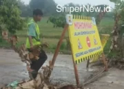 Ruas Jalan Tulungagung–Mataram Masih Dalam Perbaikan, Warga Diimbau Cari Jalur Alternatif