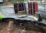 Jalan Lintas Sumbar–Riau Amblas di Pangkalan Kotobaru, Arus Lalu Lintas Terganggu