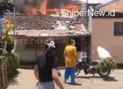 Siang Panik di Cisaranten Wetan: Kebakaran Rumah di Gg. H. Apandi Berhasil Dipadamkan Damkar Bandung