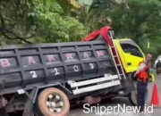 Truk Tergelincir ke Got di Tanjakan Parakan Pamulang, Dishub Tangsel Atur Lalu Lintas