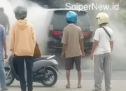 Minibus Terbakar Saat Isi BBM di SPBU By Pass Bukittinggi