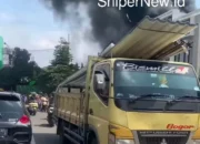 Kebakaran Hebat Landa Pabrik di Cibinong, Asap Pekat Terlihat hingga Radius 1 Kilometer