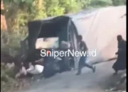 Truk Pembawa Rombongan Siswa SMP Terbalik, Dua Anak Luka-Luka