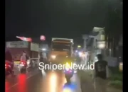 Warga Cegah Jalan Rusak, Truk Besar Diputar Balik di Jalur Cibinong–Gunung Sindur Malam Ini