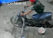 Komplotan Becak Motor Gasak Lapak Burger di Medan dalam Hitungan Detik
