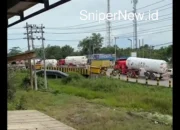 Perbaikan Jembatan Barito Sebabkan Kemacetan Panjang di Simpang 4 Handil Bakti