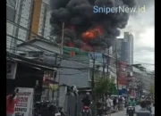 Kepulan Asap Hitam Tebal Selimuti Kota, Diduga Kebakaran Hebat di Kawasan Padat Penduduk