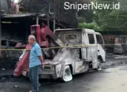 Pagi Kelam di Pasir Hayam: Sisa Api Truk BBM Hanguskan Kios dan Kendaraan