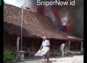 Tiga Rumah di Ngawi Ludes Terbakar, Warga Panik Selamatkan Diri