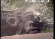 Truk Terguling di Tol Tangerang, Macet Panjang Hingga Jakarta Barat