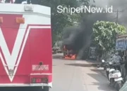 Mobil Batubara Terbakar di Talang Duku, Lalu Lintas Sempat Tersendat
