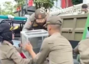 Viral Satpol PP Diduga Ejek Pedagang Saat Turunkan Barang Sitaan, Warganet Geram