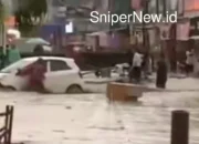 Hujan Deras Picu Banjir di Bumiayu, Warga Diminta Waspada