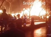 Kebakaran Landa Jalan Terusan Pasir Koja, Petugas Masih Lakukan Pemadaman