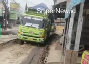 Kemacetan Total di Cisoka Akibat Truk Patah As di Jalur Perbaikan