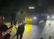 Pajero Putih tanpa Plat Nomor Tabrak Pohon di Telanaipura, Pengemudi Syok