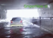 Prihatin! Underpass Kentungan Terendam Cepat Usai Hujan Singka